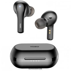 TOZO hovedtelefoner sort smidige bælg 2T82HZ58