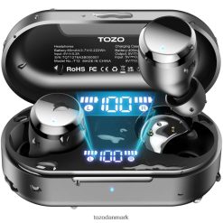 TOZO hovedtelefoner sort tonale prikker 2T82HZ35