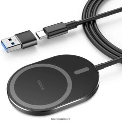TOZO tilbehør sort w10 magnets trådløs oplader 2T82HZ125
